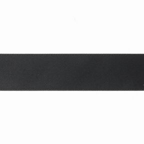 Ruban de satin [25 mm] – noir, 