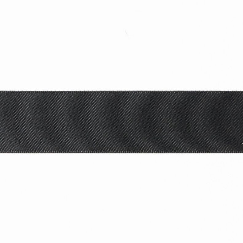 Ruban de satin [25 mm] – noir,  image number 1
