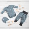 Jersey coton Zèbre espiègle – gris bleu,  thumbnail number 7