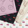 Jersey coton Cerises scintillantes | by Poppy – noir,  thumbnail number 5