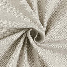 Tissu déco chambray semi-panama recyclé – argent/nature, 