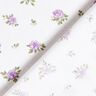 Popeline coton zarte Rosen – lavande/blanc,  thumbnail number 4