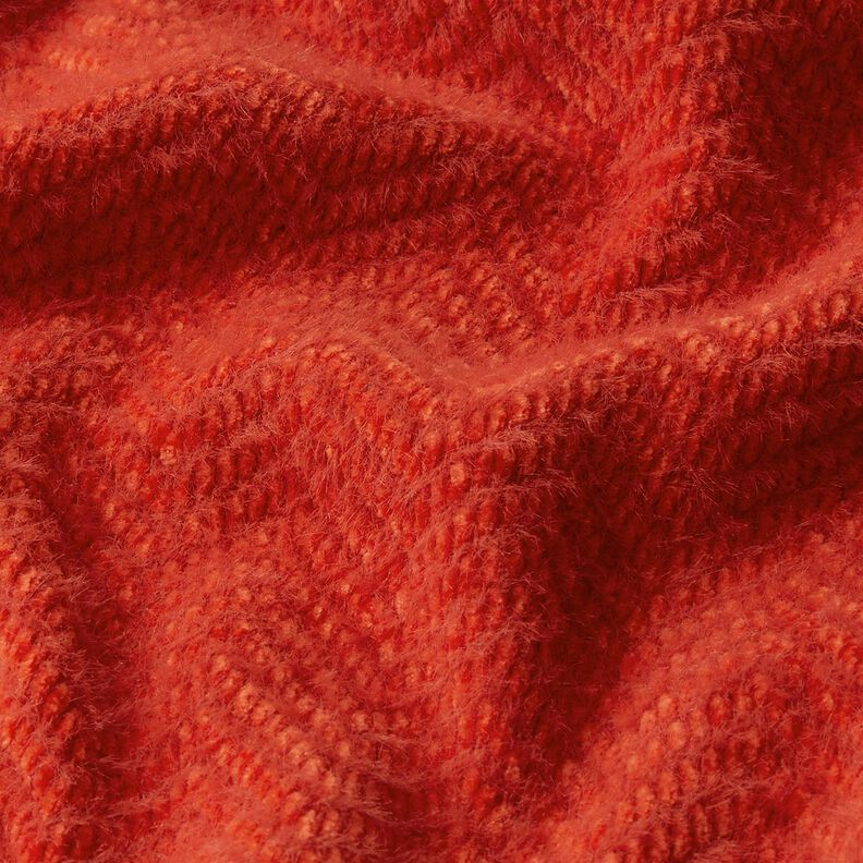 Tissu pour manteau à chevrons – corail, image number 2