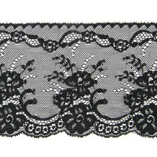Dentelle large  - noir, 