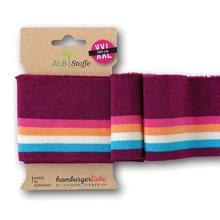 GOTS Bord-côtes bio CUFF ME COLLEGE [140 cm | 7,5 cm] | Albstoffe | Hamburger Liebe, 