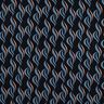 Viscose stretch vagues abstraites – bleu noir/jean bleu clair,  thumbnail number 1