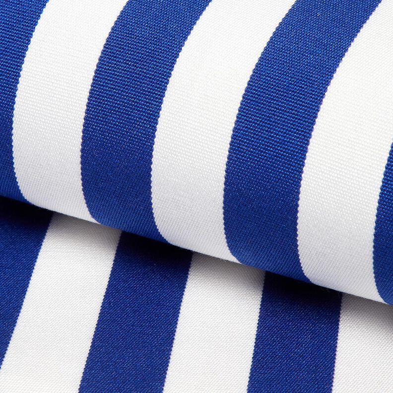 Extérieur Tissu pour chaise longue Rayures verticales 44 cm – bleu roi/blanc,  image number 5