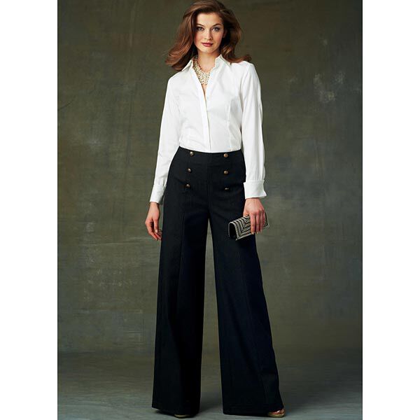 Pantalon taille haute, Very Easy Vogue9282 | 32 - 48,  image number 2