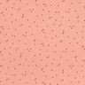 Tissu double gaze de coton Cœurs parsemés – vieux rose foncé/bordeaux,  thumbnail number 1