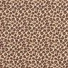 Tissu en coton Cretonne Petit imprimé léopard – beige/marron,  thumbnail number 1