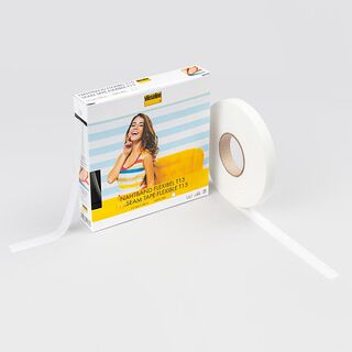 Biais extensible T15 [15 mm] | Vlieseline – blanc, 