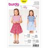 Bambins/Enfants Shirt /Jupe, Burda 9364,  thumbnail number 1