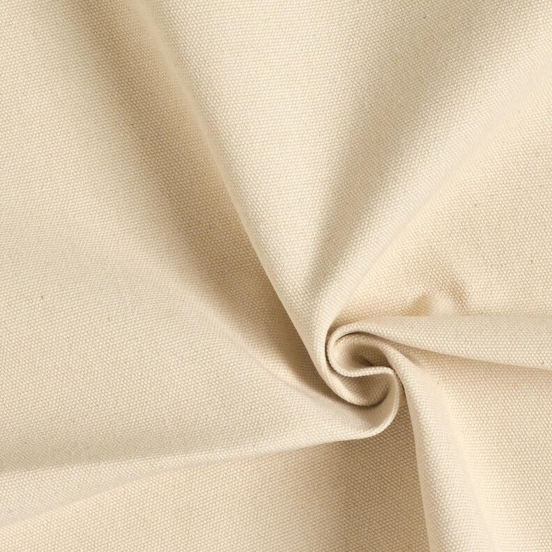 Tissu de décoration Canvas ciré – beige clair, image number 1