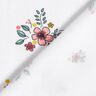 GOTS Jersey coton Fleurs éparses | Poppy Fabrics – blanc,  thumbnail number 4