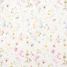 Lin-coton mélangés Fleurs aquarelle – blanc,  thumbnail number 1