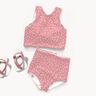 Tissus pour maillot de bain UPF50 kleine Punkte – rose/blanc,  thumbnail number 5