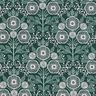 Tissu en coton Cretonne Vrilles de fleurs – sapin bleu/ivoire,  thumbnail number 1
