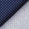 Coton enduit petits pois – bleu nuit,  thumbnail number 5