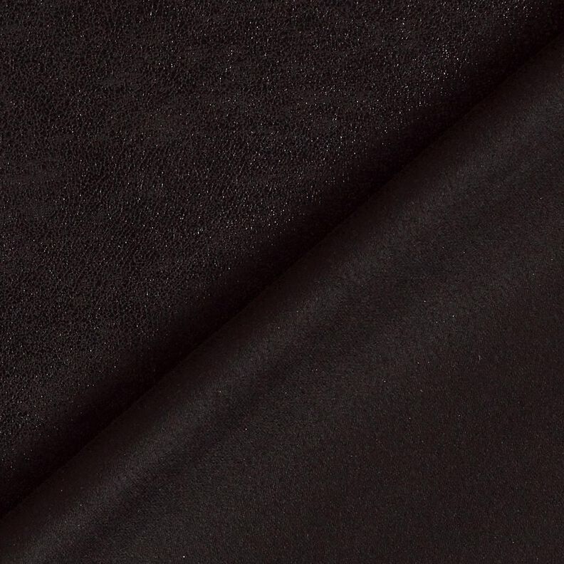 Velours stretch métallisé – noir,  image number 4