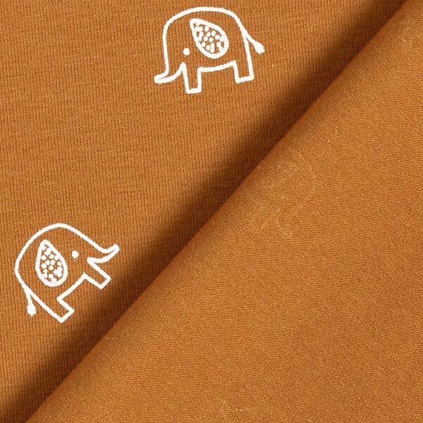 Jersey coton Bébés éléphants – bronze,  image number 4