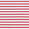 Jersey de coton Rayures fines et larges – blanc/rouge,  thumbnail number 1