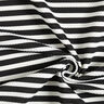 Maille jacquard rayures horizontales – blanc/noir,  thumbnail number 3