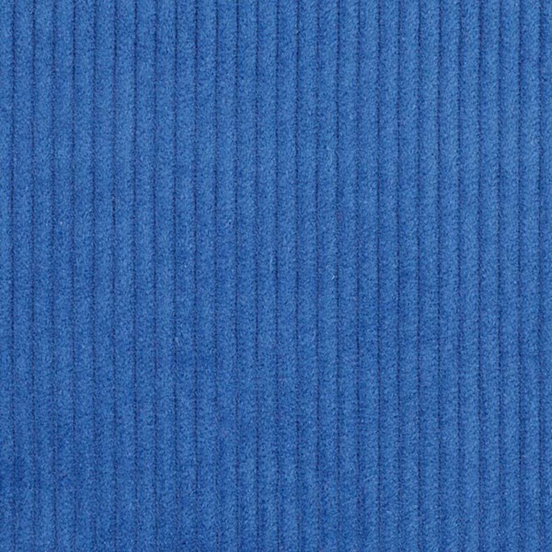 Velours côtelé large prélavé Uni – bleu jean, image number 1