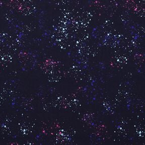 Jersey coton Éclaboussures de couleur | Glitzerpüppi  – bleu nuit/lilas bleu,  Jersey coton Éclaboussures de couleur | Glitzerpüppi  – bleu nuit/lilas bleu,
