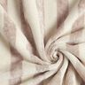 Tissu éponge Bambou Larges rayures – amande/taupe clair,  thumbnail number 4