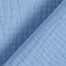 GOTS Tissu triple gaze de coton – bleu acier,  thumbnail number 5