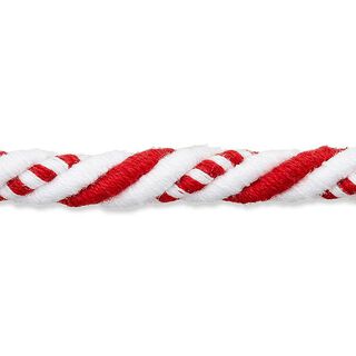 Cordon Maritime [8mm] – blanc/rouge, 