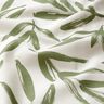 Tissu de décoration Semi-panama Feuilles minimalistes – pin/nature,  thumbnail number 2