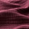 GOTS Tissu triple gaze de coton – merlot,  thumbnail number 3