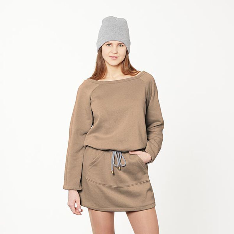 GOTS French Terry Sweat d’été | Tula – beige,  image number 5