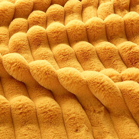 Tissu de revêtement Côtes moelleuses – jaune curry, 