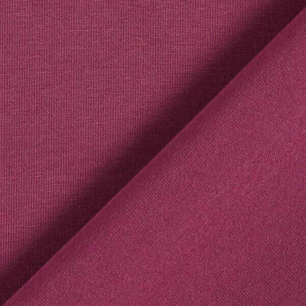 Jersey coton Medium uni – rouge bordeaux,  image number 5