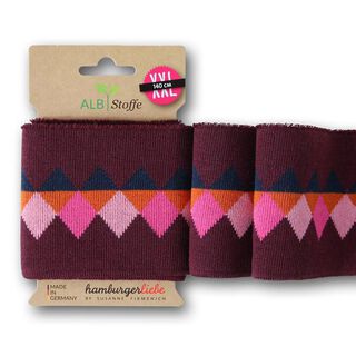 GOTS Bord-côtes CUFF ME ICON [140 cm | 7,5 cm] | Albstoffe | Hamburger Liebe, 