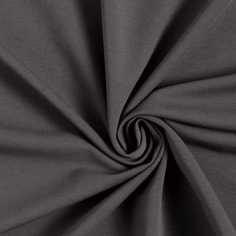 French Terry léger uni – gris pierre, image number 1