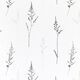 Tissu pour voilages Voile Herbes fines 295 cm – blanc/noir,  thumbnail number 1