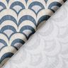 Tissu en coton Popeline arcs élégants – gris bleu/taupe clair,  thumbnail number 4