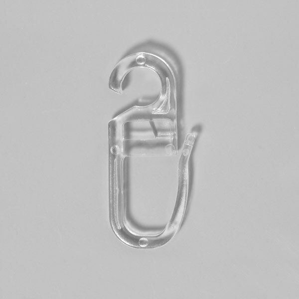 Crochets à clip [6 mm] 10 pcs – transparent | Prym,  image number 2