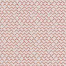 Tissu en coton Cretonne Zigzag ethnique – terre cuite,  thumbnail number 1