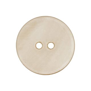 Bouton nacré pastel - beige clair, 