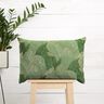 Tissu de décoration Gobelin Mer de feuilles – vert clair/noir,  thumbnail number 7