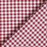 Tissu en coton petit Vichy – rouge foncé/blanc,  thumbnail number 3