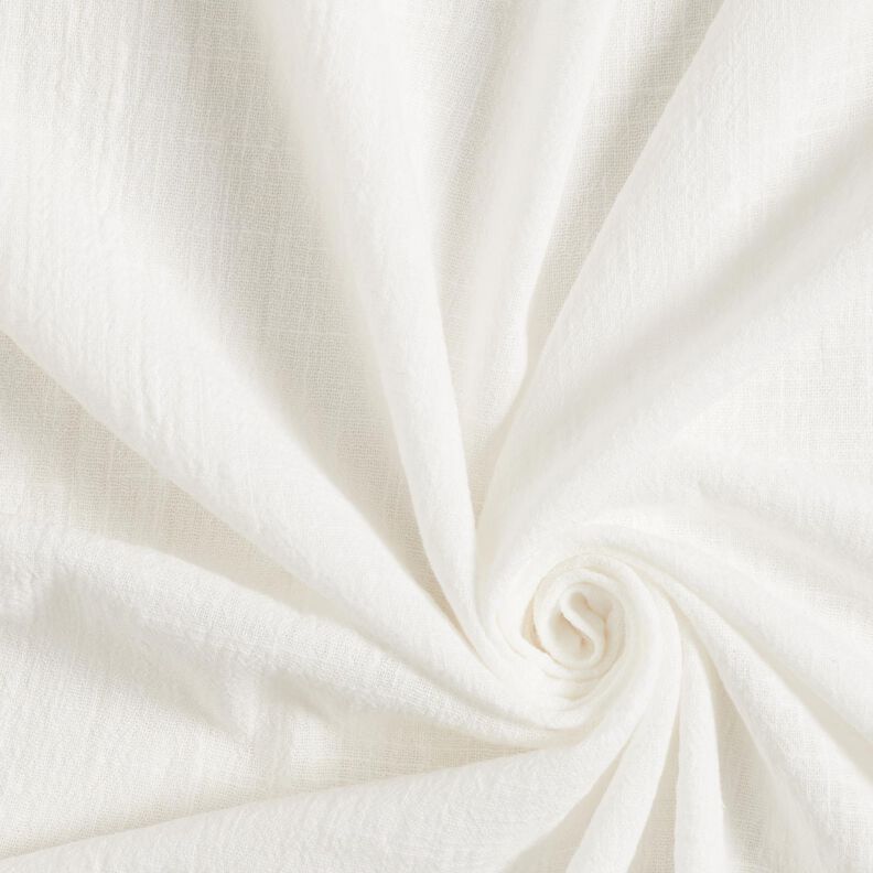 Tissu en coton aspect lin – écru, image number 1