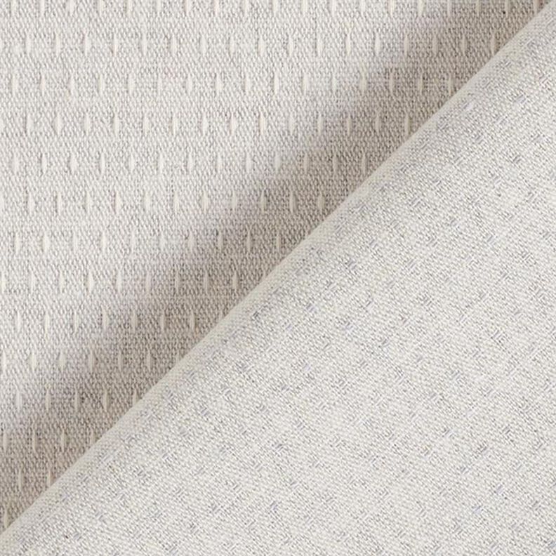 Tissu de décoration jacquard recyclé – argent,  image number 3