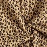 Tissu gaze de coton Tissu matelassé Imprimé lion – beige/noir,  thumbnail number 4