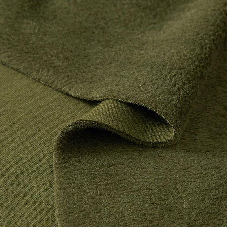 Polaire alpin Sweat douillet Uni – olive foncé,  image number 4