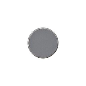 Bouton à queue polyester métal [ 15 mm ] – gris, 